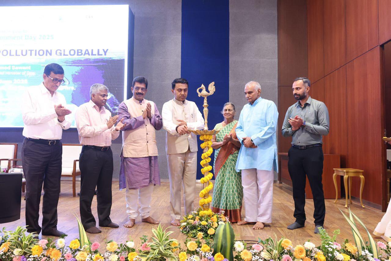 Hon’ble Chief Minister Dr. Pramod Sawant addressed on World Environment Day 2025 the gathering at Raj Bhavan Goa